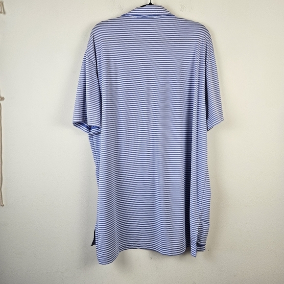 RLX 100 USGA Green Section Striped Short Sleeve Polo Shirt Size XL - Picture 6 of 6